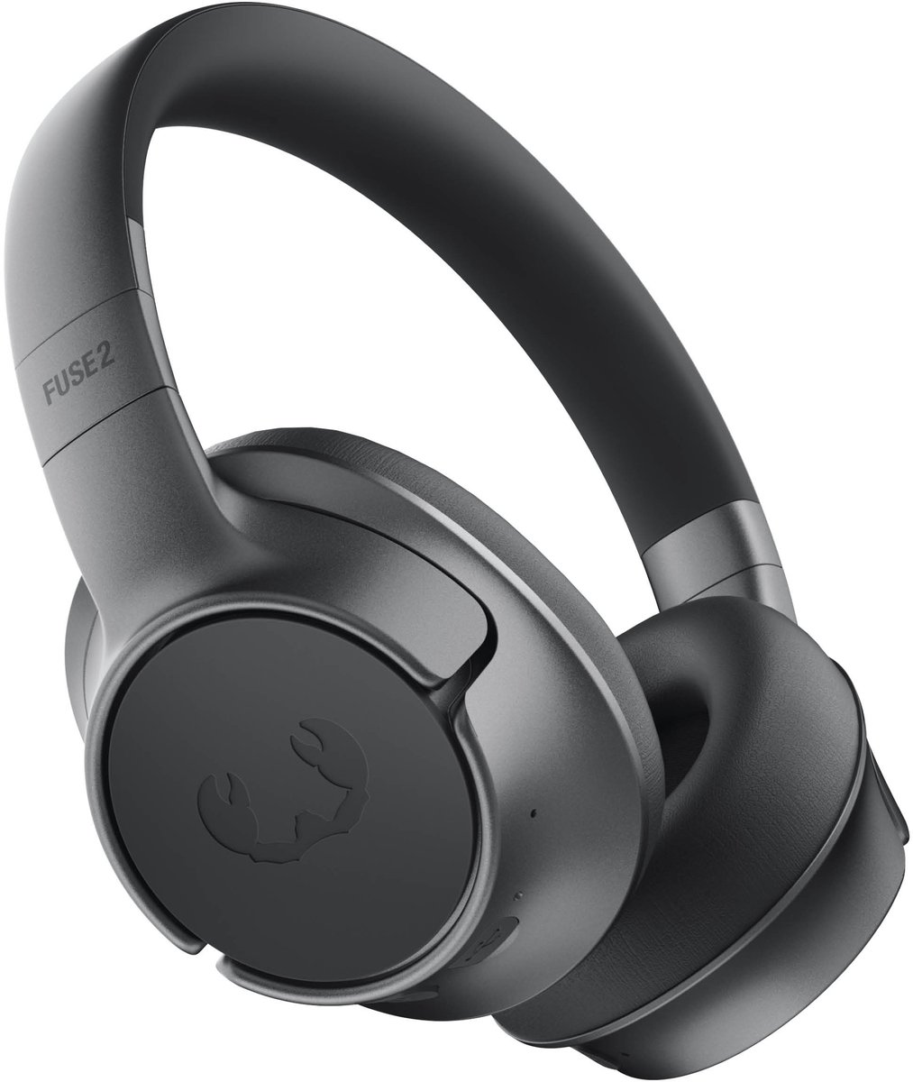 Fresh 'n Rebel Clam Fuse 2 - Draadloze Bluetooth Koptelefoon met Active Noise Cancelling- 80 uur Speelduur - My Sound App - Storm Grey