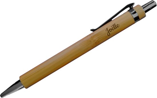Bamboe pen met naam - Gepersonaliseerde pen