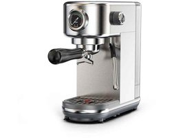 Casa Living Espressomachine - 20 Bar Semi-Automatisch - Instelbare Temperatuur - RVS Behuizing - 51 mm Portafilter - Zilver