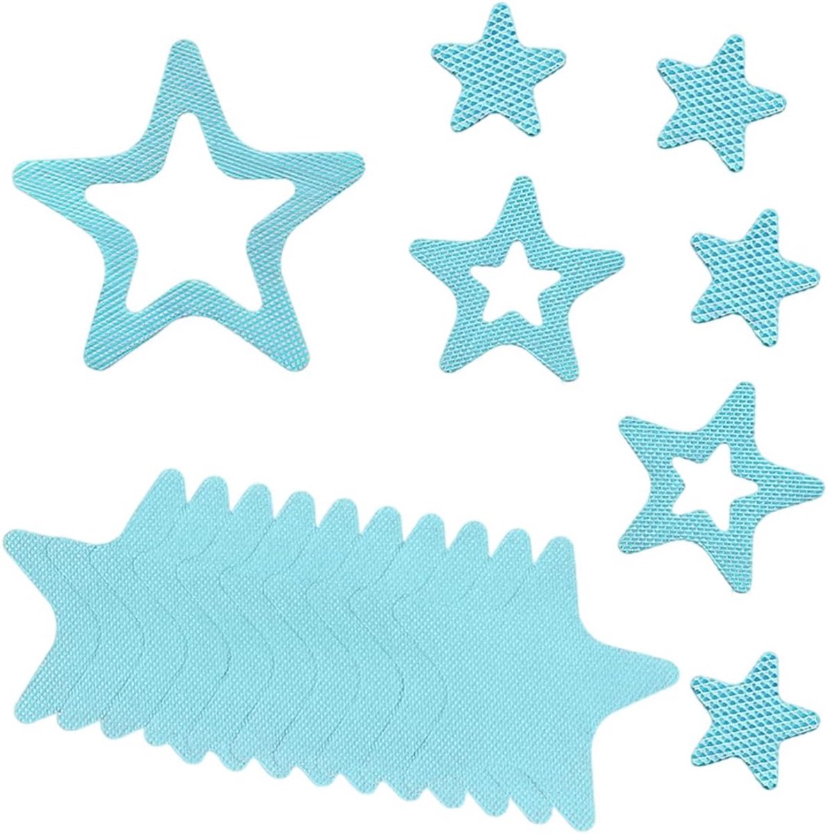 SnelShoppen - 20 Pcs Antislip Badkuip Stickers Sterren voor Kinderen - Veiligheid in Douche en Bad - Zelfklevend en Eenvoudig te Installeren - Ideaal