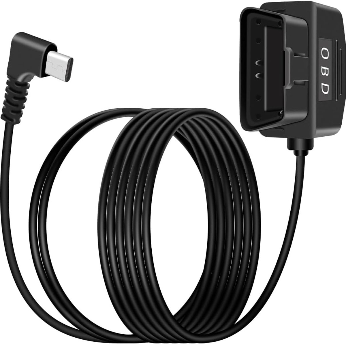SnelShoppen - OBD Power Kabel voor Dash Camera - OBD2 naar USB Adapter Hardwire Oplader met Schakelaar 24 Uur Bewaking 12-24V naar 5V/3A (3.5/11.5FT)