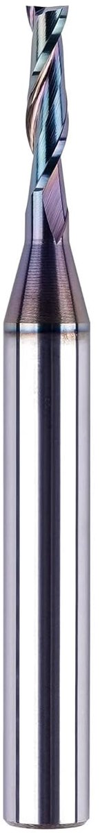 SnelShoppen - Spirale Groef Cutter 8mm Schacht - Upcut 4mm Snijdiameter - 20mm Snijlengte - VHM Frees Cutter voor CNC Router - Houtbewerking - TAC Coa