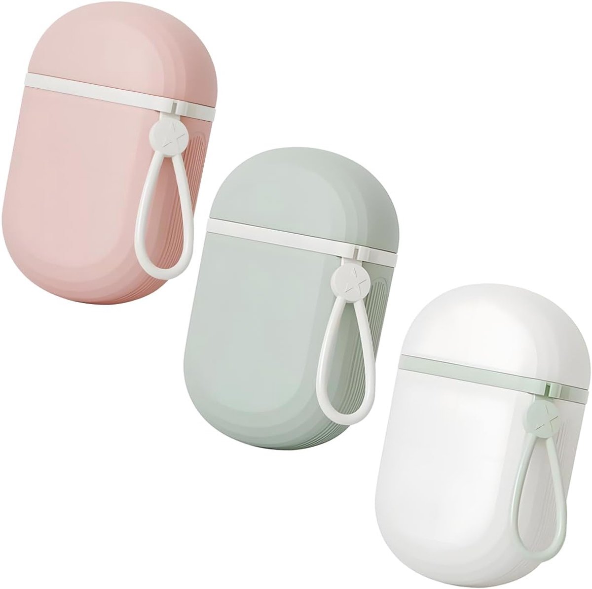 SnelShoppen - 2pcs Waterdichte Reisset Zeepdoos met Afvoerrooster, Ideaal voor Camping, Reizen, Hygiëne, Leak-proof, Duurzaam, Compact, 2 Stuks
