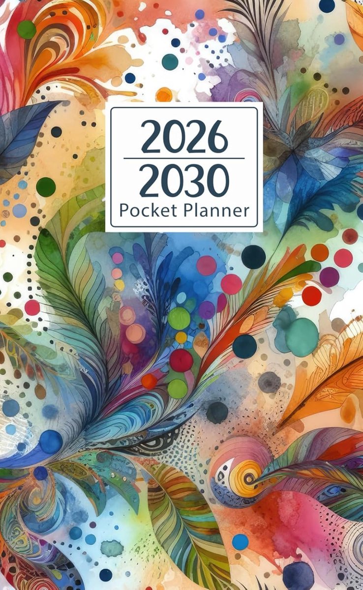 SnelShoppen - 2026-2030 Pocket Planner - 5 Jaar Pocket Kalender Januari 2026 tot December 2030 - Compact & Handzaam - Perfect voor Plannen & Organiser