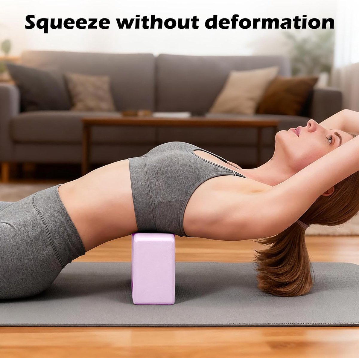 SnelShoppen - Yoga Blokken Set van 2 - Lichtgewicht High Density EVA Foam - Zacht en Antislip - Ideaal voor Yoga, Pilates en Meditatie - Afmeting 9"×6
