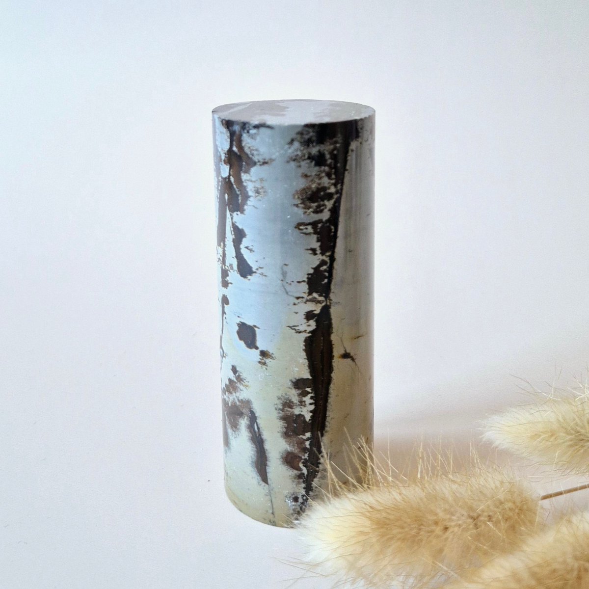 Picture Jasper Ronde Pilaar 8–9cm – Aarding, Natuurverbinding & Inzicht