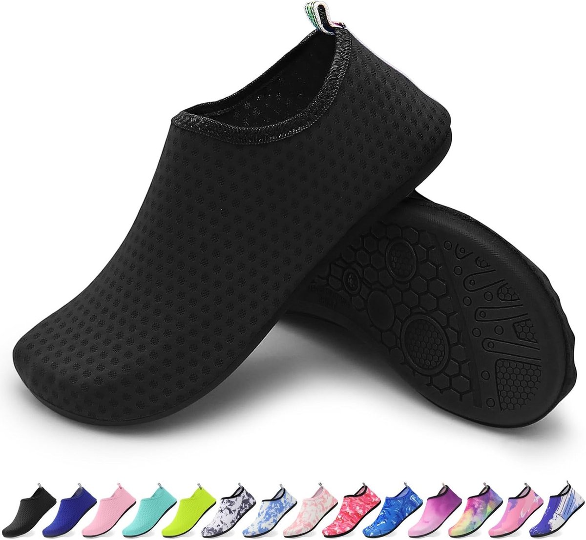 Unisex waterschoenen, antislip en ultralicht voor zwembad, zee, surfen en watersporten, snel drogend en comfortabel