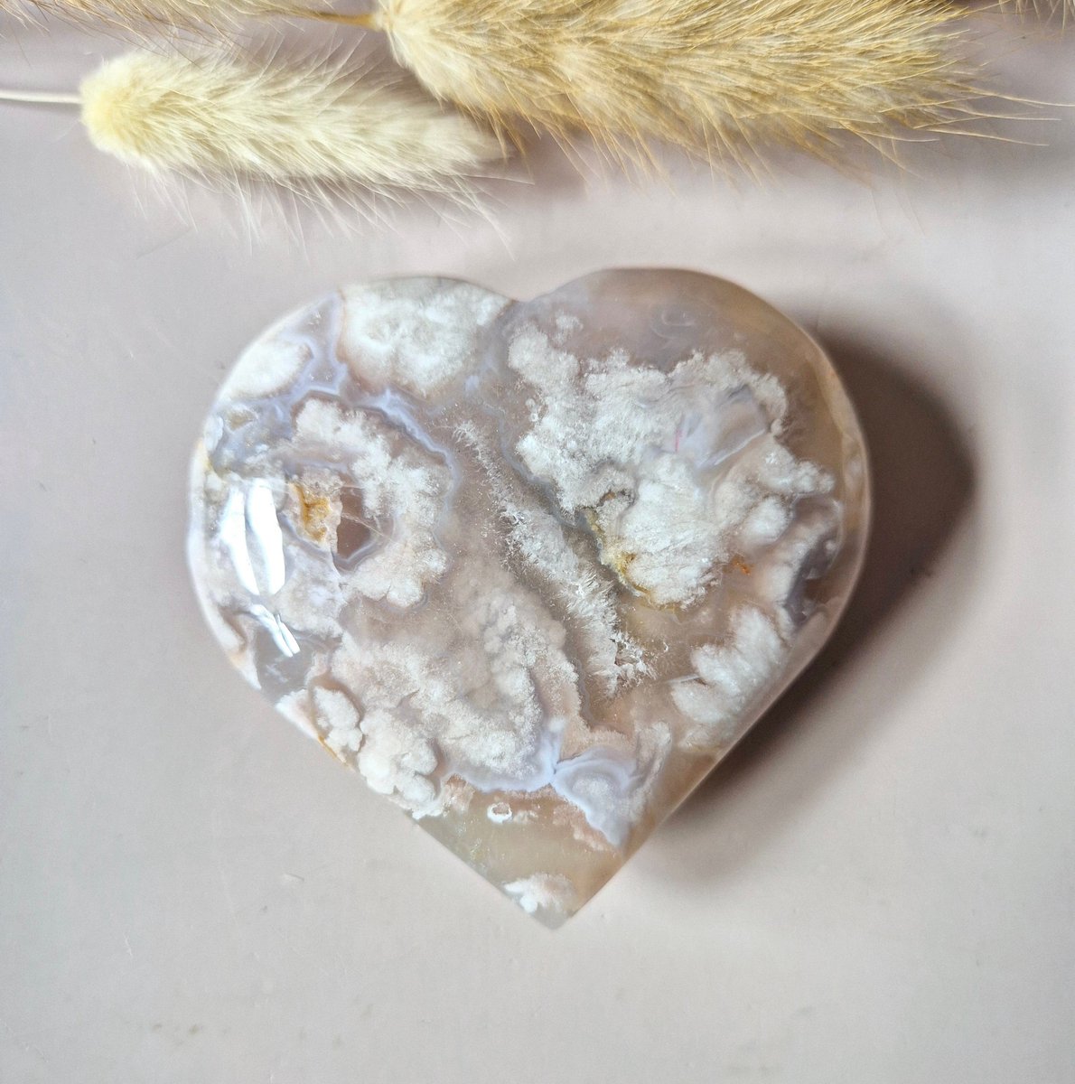 Edelsteen Druzy Pink Amethist Hart 177g (Roze Amethist)