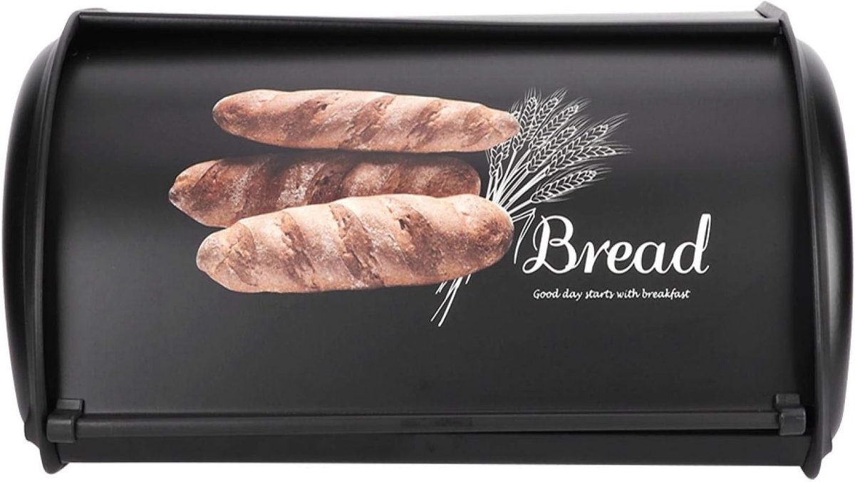 RVS Brooddoos voor Vers Brood, Gebak en Eieren - Stijlvolle en Ruime Opbergoplossing