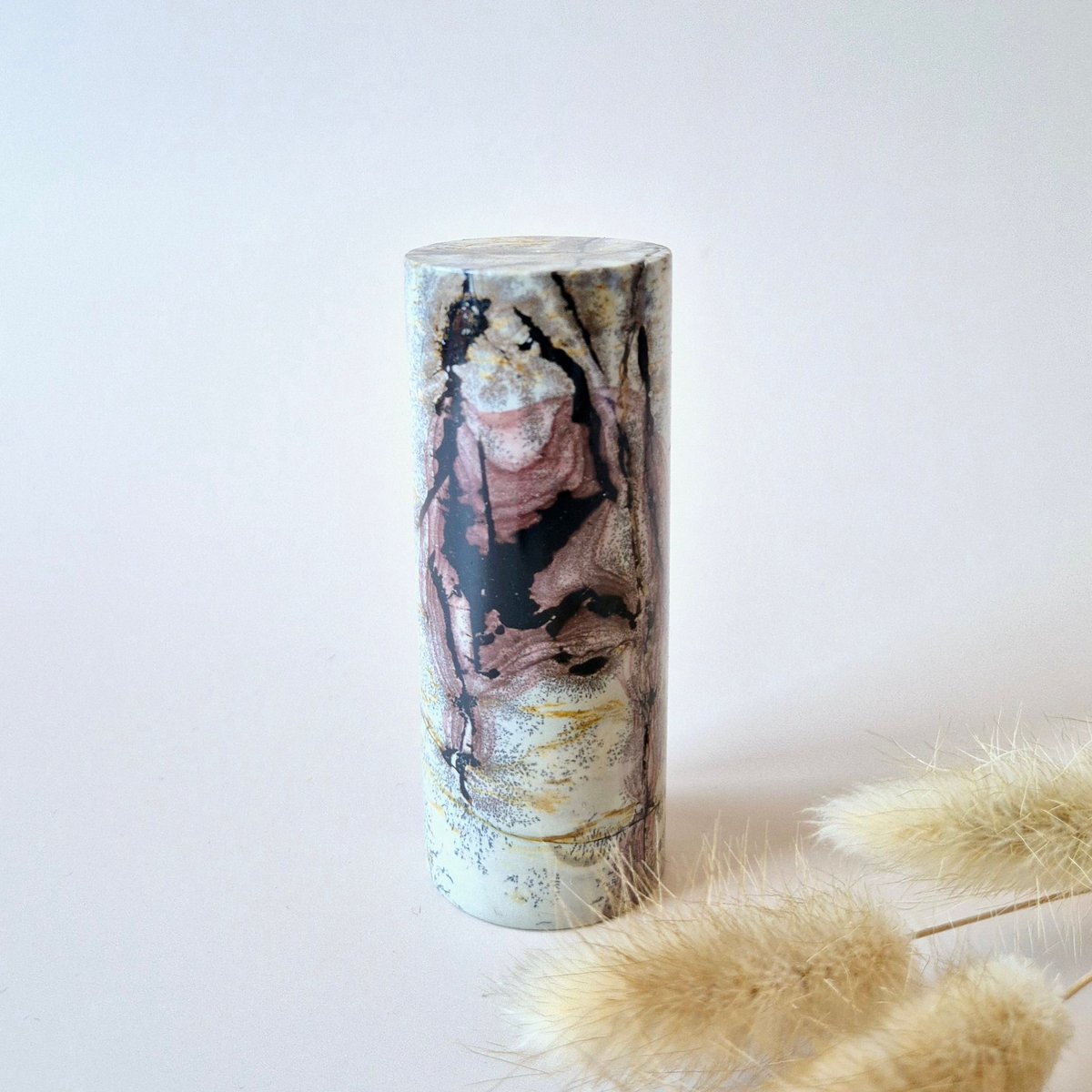 Picture Jasper Ronde Pilaar 8–9cm – Aarding, Natuurverbinding & Inzicht
