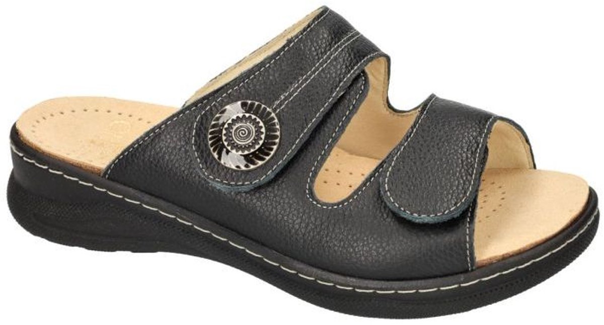 Fidelio Hallux -Dames - zwart - slippers & muiltjes - maat 40