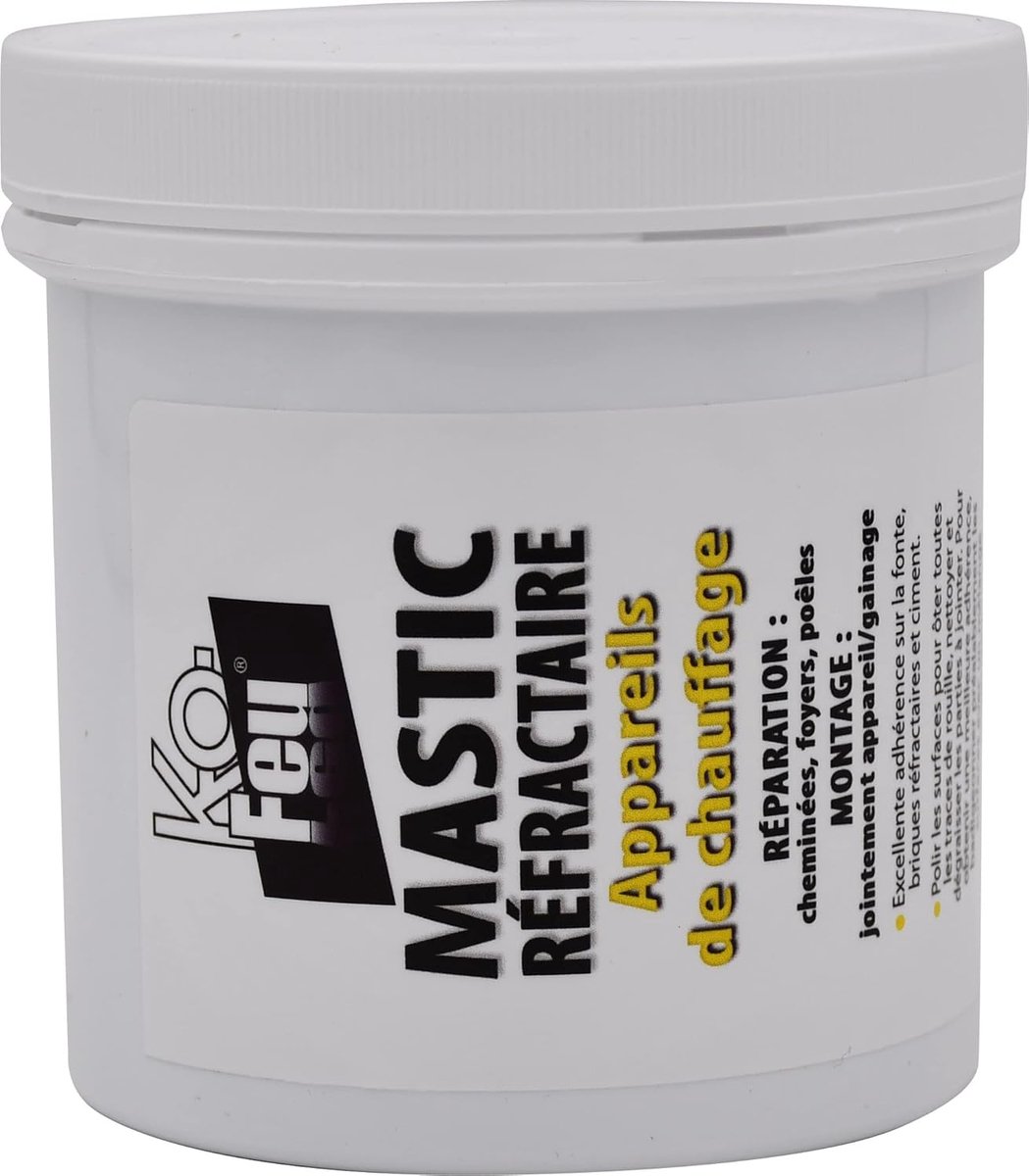 SnelShoppen - Refractaire Kit - 450g Voor Reparatie en Assemblage van Verwarmingsapparaten - Hoge Temperatuur Tot 1500°C - Ideaal Voor Bakstenen, Ceme