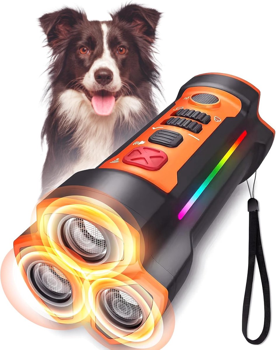 SnelShoppen - Anti-Barking voor Honden, Ultrasoon Training Apparaat Zonder Elektrische Halsband, Draagbaar, Pijnloos, Ultrasonic Device voor Kleine en