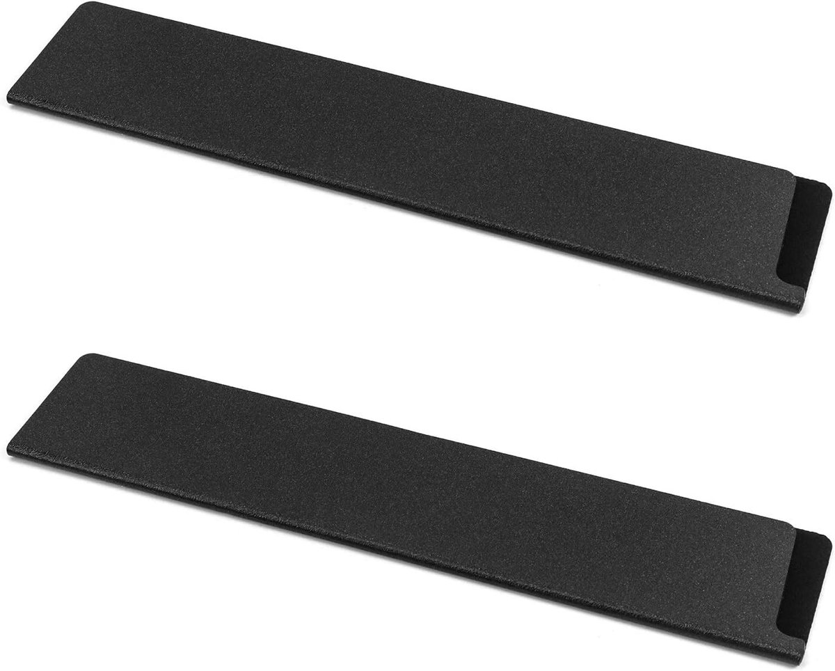 SnelShoppen - Set van 2 Mesbeschermers 27 x 5 cm - ABS Kunststof Mesbescherming voor Keukenopslag en Transport - Veilig en Praktisch