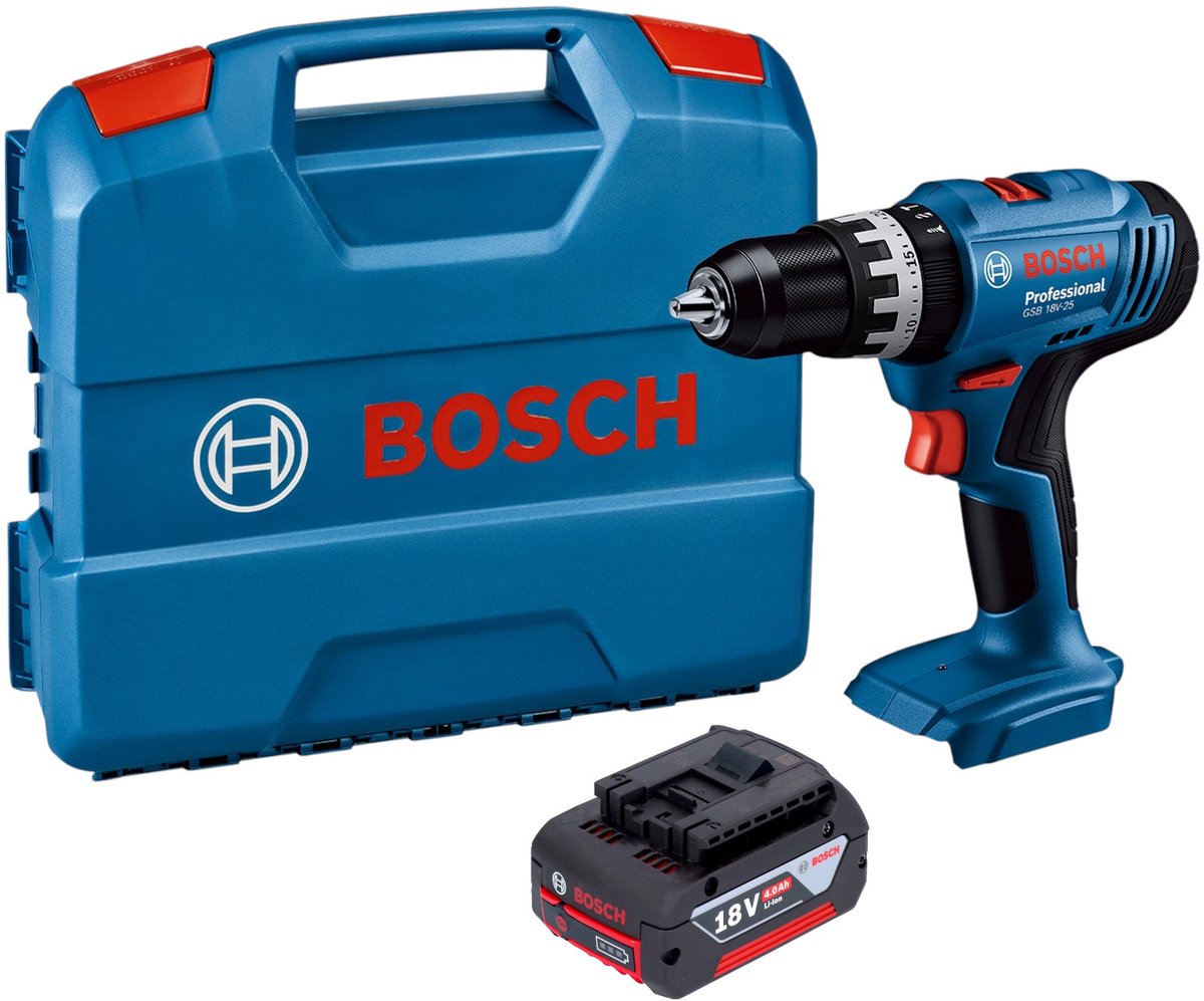 Bosch GSB 18V-25 Professional accu-slagboormachine 18 V 56 Nm ( 06019K9300 ) Solo - zonder accu, zonder lader