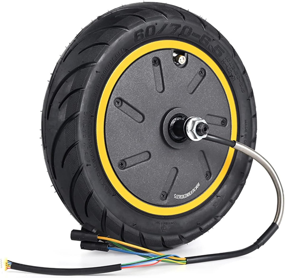 SnelShoppen - Motor De Roue Motress 36V 500W, 60/70-6.5 Motor Electric Scooter Motorwheel, Achterwielband voor Ninebot Max G30, Sterk en Duurzaam, Ant