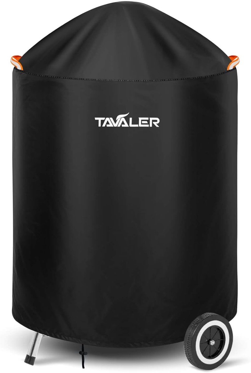 SnelShoppen - Weatherproof Kettle Grill Cover 420D Oxford Fabric voor 57 cm Kolenbarbecue - Waterdicht, Scheurbestendig, Tuinaccessoire, BBQ Beschermi