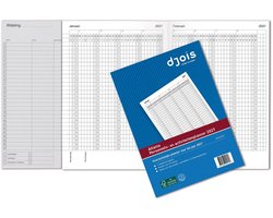 Atlanta Jaarplanner - Djois personeel- en activiteitenplanner - A4 - 2027