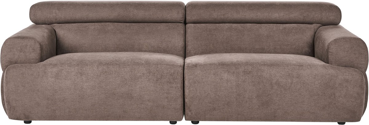 HOVDEN - Driezitsbank - Bruin - Polyester