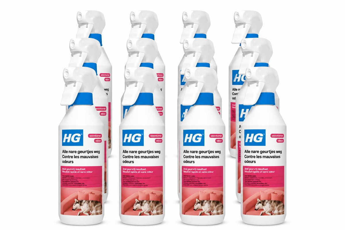 HG alle nare geurtjes weg (500 ml) - 12 stuks