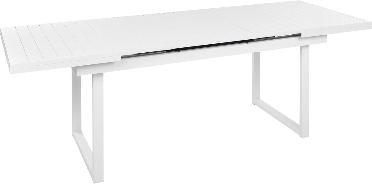 VALCANETTO - Tuintafel - Wit - 90 x 180/240 cm - Aluminium