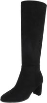 Botte haute - talon bloc - femmes Pointure : 37