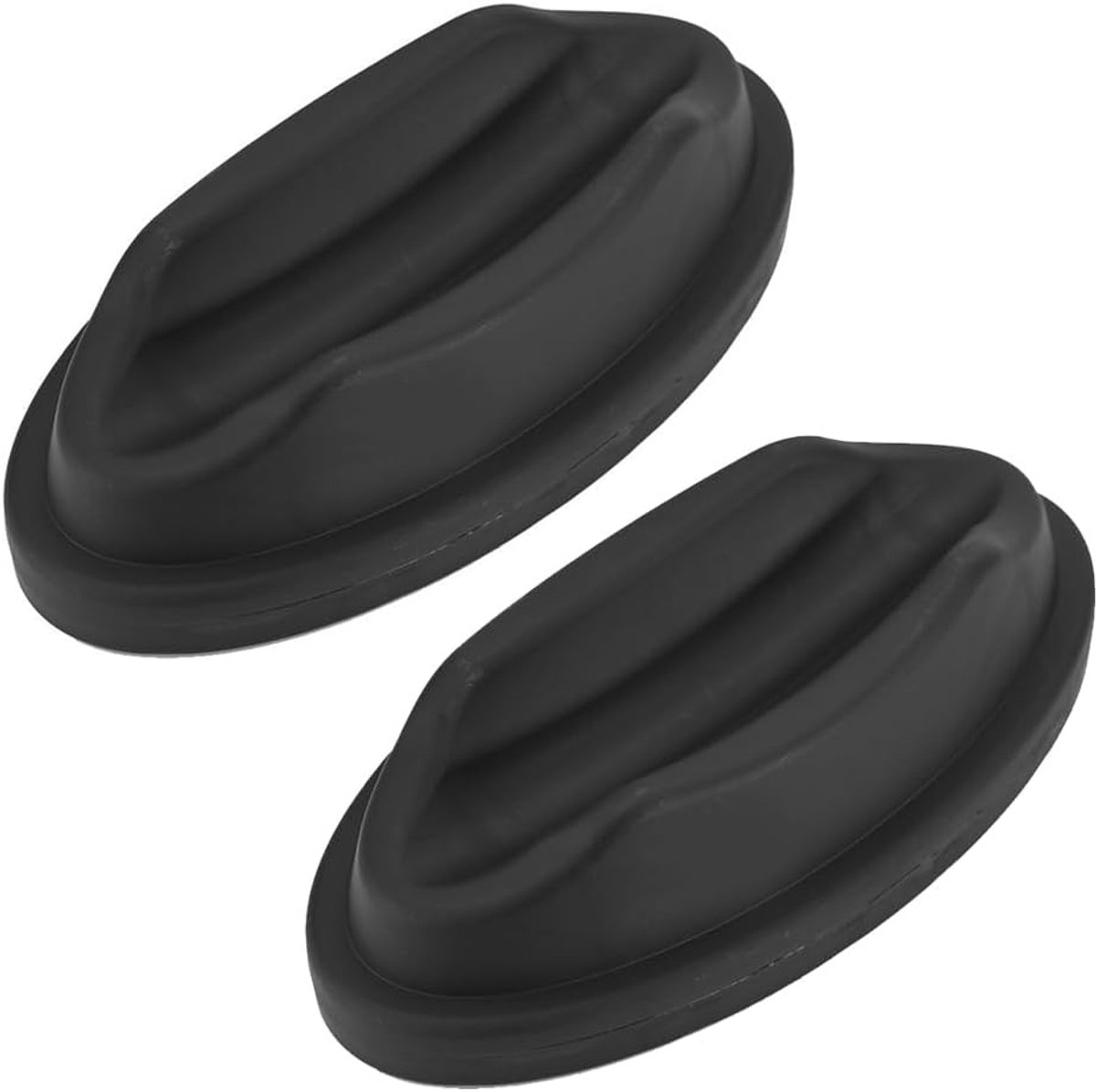 SnelShoppen - Voorwiel Riser Block voor Indoor Bike Trainer - Stabiele Ondersteuning, Antislip, Duurzaam Aluminium, 2 Stuks, Zwart, Geschikt voor de m