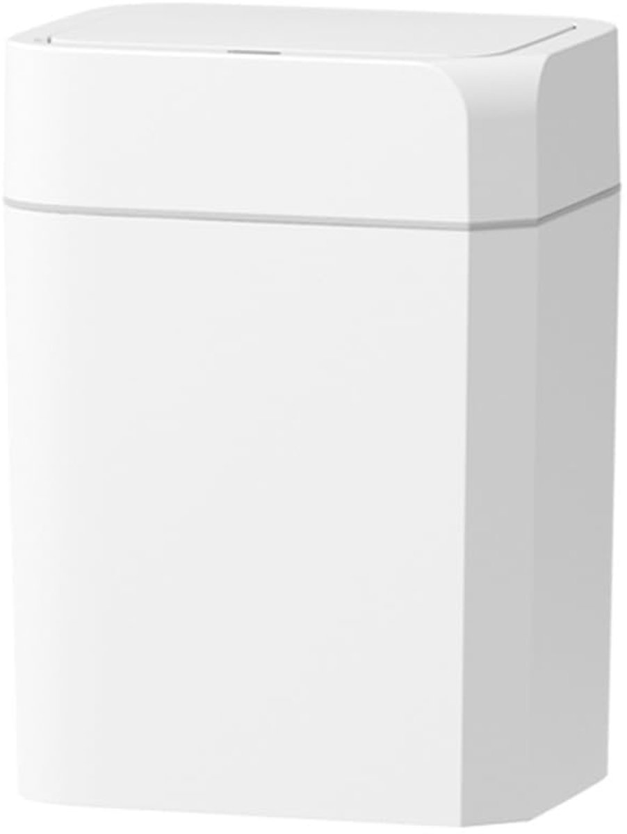 SnelShoppen - Automatische Prullenbak 12L met Sensor - Elektrische Afvalbak met Deksel voor Keuken, Badkamer, WC - Waterdicht/Odeurvrij, Exclusief Hoe