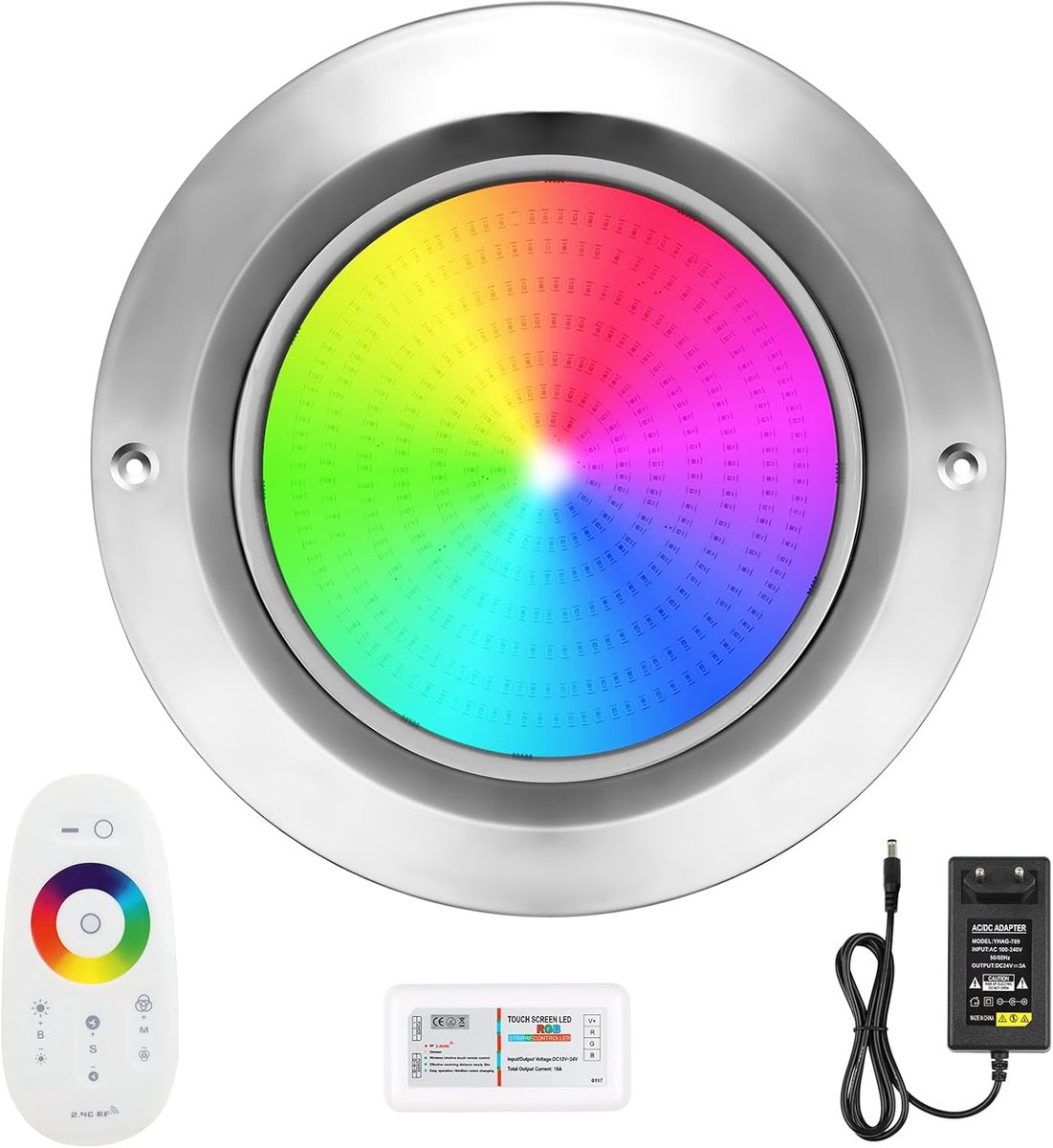 SnelShoppen - 36W RGB LED Buitenlamp - Dimbare Kleurverandering - Waterdicht Tuinverlichting - Energiezuinig - Ideaal voor Feest, Camping en Tuin