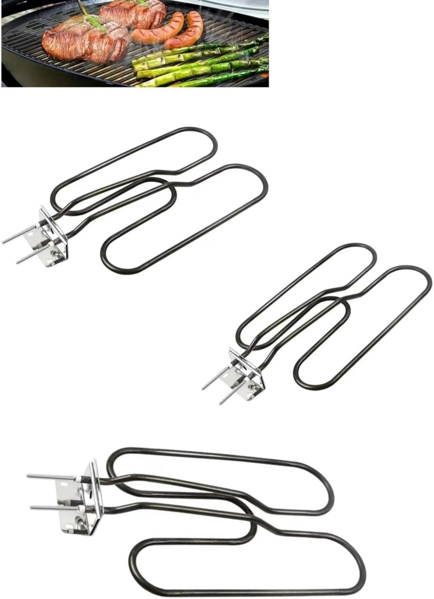 SnelShoppen - Vervangingsverwarmingselement voor Elektrische Grill Barbecue, Compatibel met Q140 Q1400, 2200W, 230V, Perfect voor Tuin en Camping