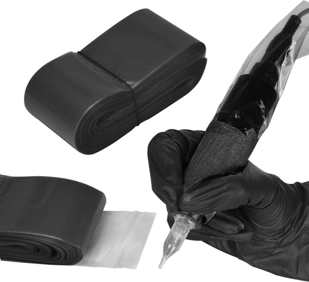 Solidchoice - Set van 100 Tattoo Clip Cord Beschermhoezen