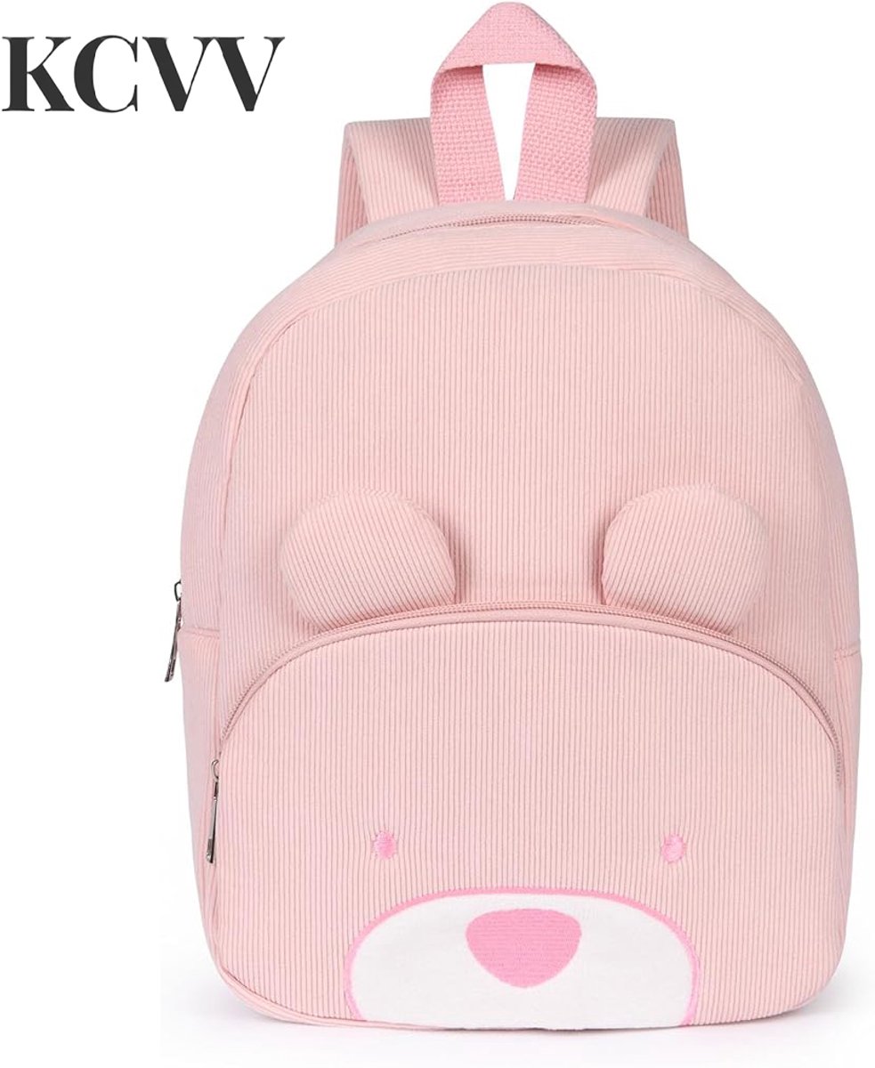 Rugzak meisje 4 jaar-rugzak meisje 6 jaar-kinderrugzak - Leuke suède schoolrugzak voor peuters - Geschikt voor kleuterschool of basisschool - Verstelbare kleine unisex rugzak voor schoolreisjes - Roze - 24x10x31 cm