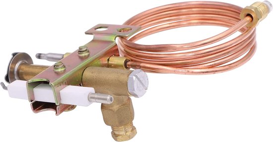 SnelShoppen - Universele Gasbrander Nachtlamp met Piezo Draad 900mm en Thermokoppel Kabel M9 x 1 voor Camping, Tuin, Keuken en Feesten van Snelshoppen — afbeelding 3