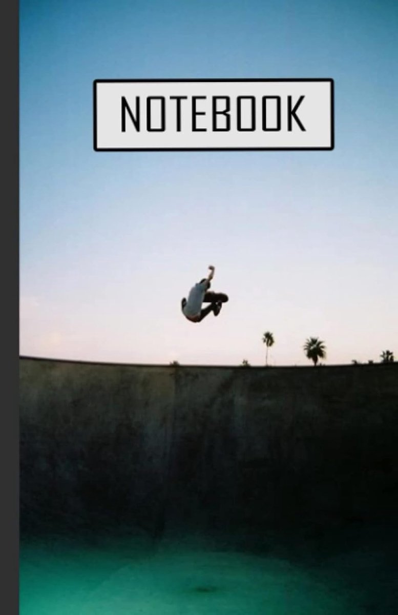SnelShoppen - Magical Skateboarding Notebook - Lined Notitieboek voor Jongens, Tieners en Studenten - Skateboard Ontwerp - Perfect voor School, Huiswe