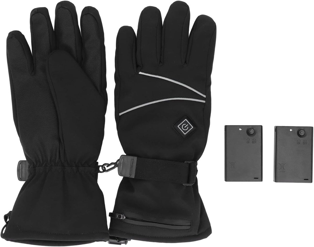 SnelShoppen - Verwarmde Handschoenen voor Mannen en Vrouwen - Elektrisch, Touchscreen, Waterdicht, Verwarmende Handwarmers, 3 Verwarmingsniveaus, Batt