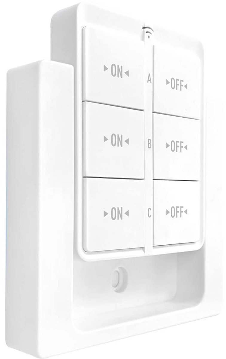 SnelShoppen - Draadloze Afstandsbediening Accessoire - Programmeerbare Ontvanger - Multifunctioneel voor Verlichting, Tuin, Keuken en Feest - 433.92 M
