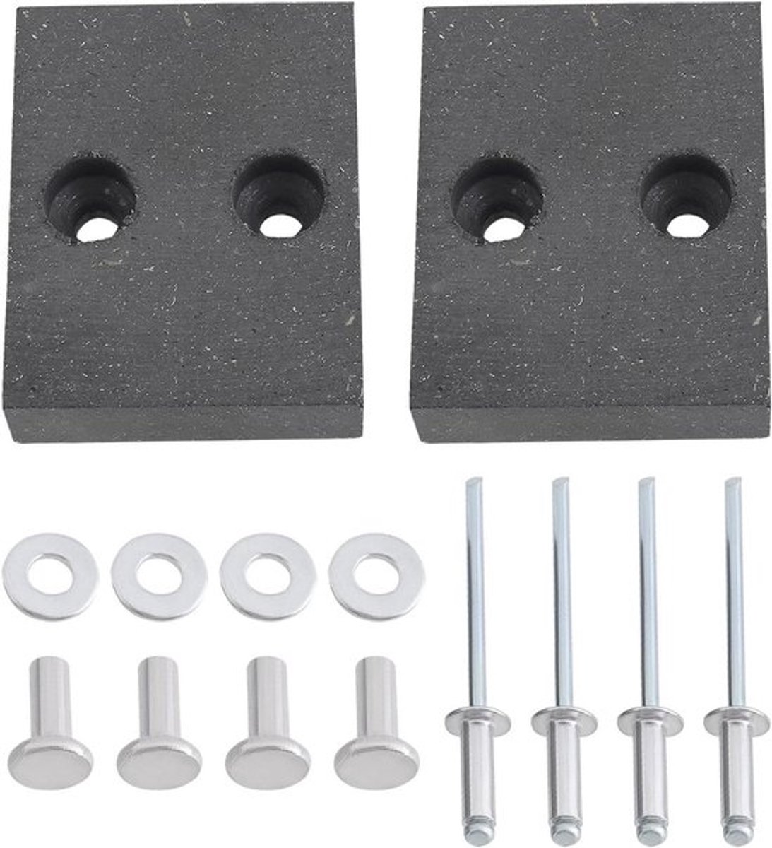 Universele Dek Remblokken voor MTD, Cub Cadet en Troy Bilt Modellen - Set van 2 stuks