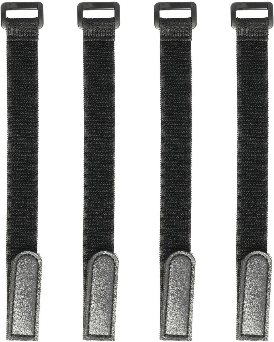 SnelShoppen - Elastische Velcro Straps 30 mm Breed, Set van 4, Multifunctionele Klittenband Bevestigingen voor Fiets, Auto en Huishouden, Veelzijdige