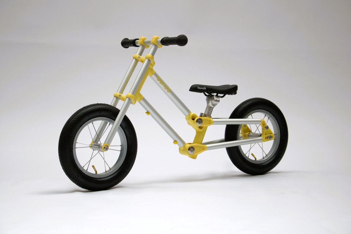 bonob 2 - Loopfiets - Geel - Stap 2 bonob 1TO3