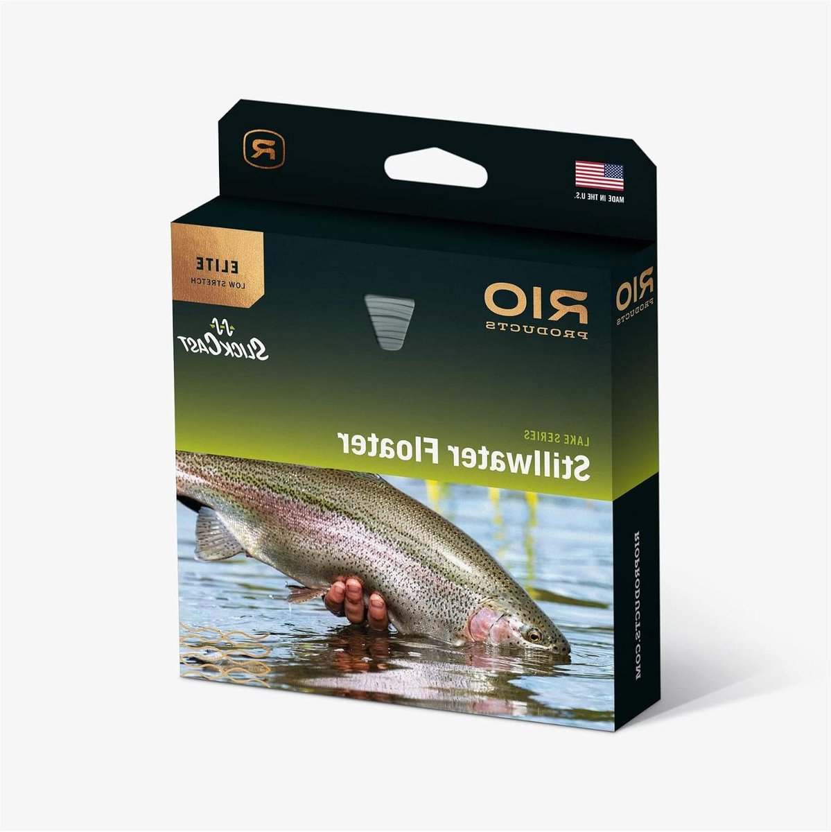 Vliegvislijn - Zwevende vislijn - Vissen op stilstaand water - Ultra gladde coating - WF7F - Groen