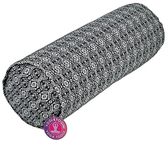 Bolster rond zwart-wit van Yogi & Yogini — afbeelding 2
