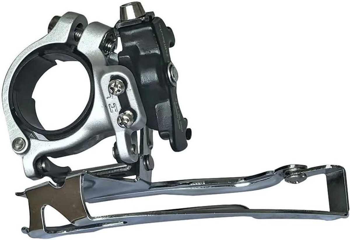 Fiets Voorderailleur - Voor Derailleur - Soepel Schakelen - Compatibel met 7/8/9 versnellingen - 22-32-44T - Zwart/Zilver