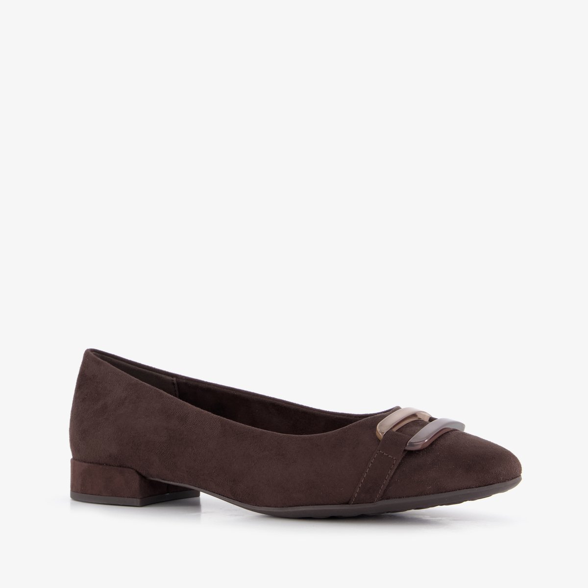 Jana dames ballerina bruin - Maat 36