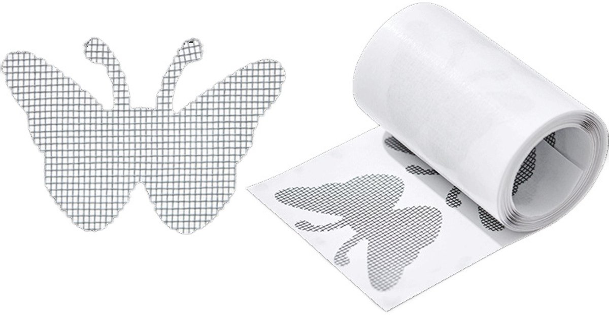 Reparatie tape - Muggennet Reparatie Tape - Muggengaas Plakband - Gaas Wonen - Klussen Horren Tool - Horrengaas Tools - super sterk - voor buiten, terras, woonkamer, slaapkamer - Voor Het Repareren Van Ramen En Deuren - 1 rol 30 vellen