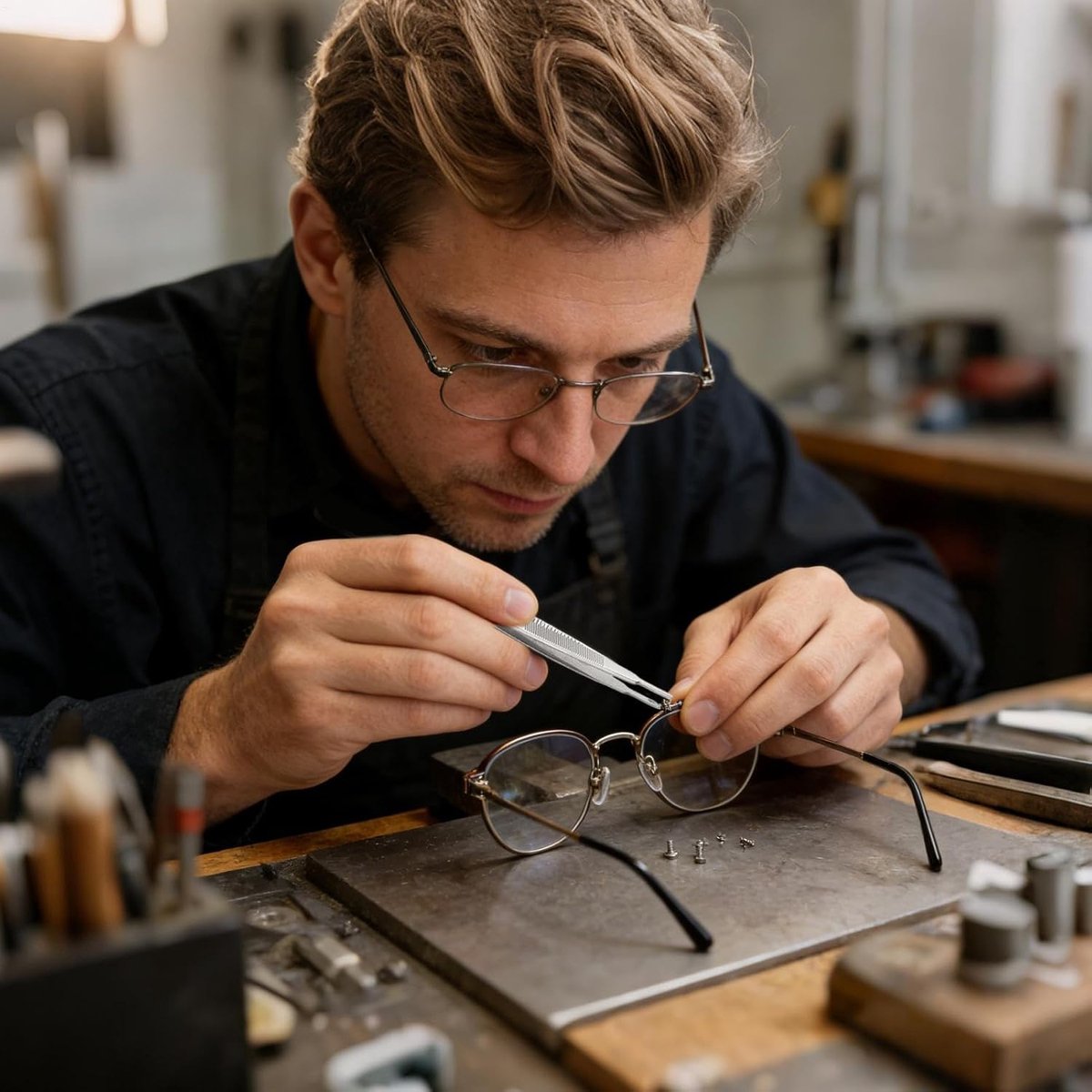 Brilschroevendraaier Set - Precisie Schroevendraaier - Kleine Reparaties - Roestvrij Staal - 15 gr - Zilver