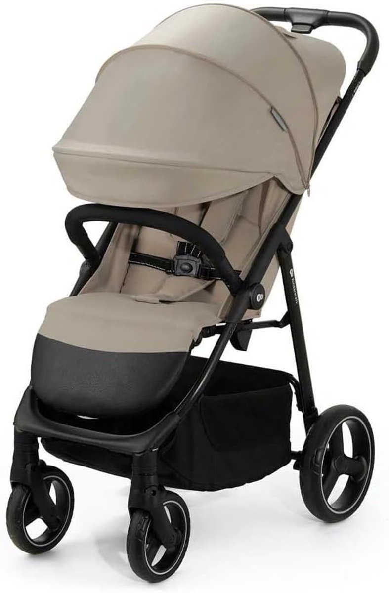 Buggy - Lichtgewicht Kinderwagen - Vering op Alle Wielen - Inklapbaar met Één Hand - Tot 25 kg - Beige