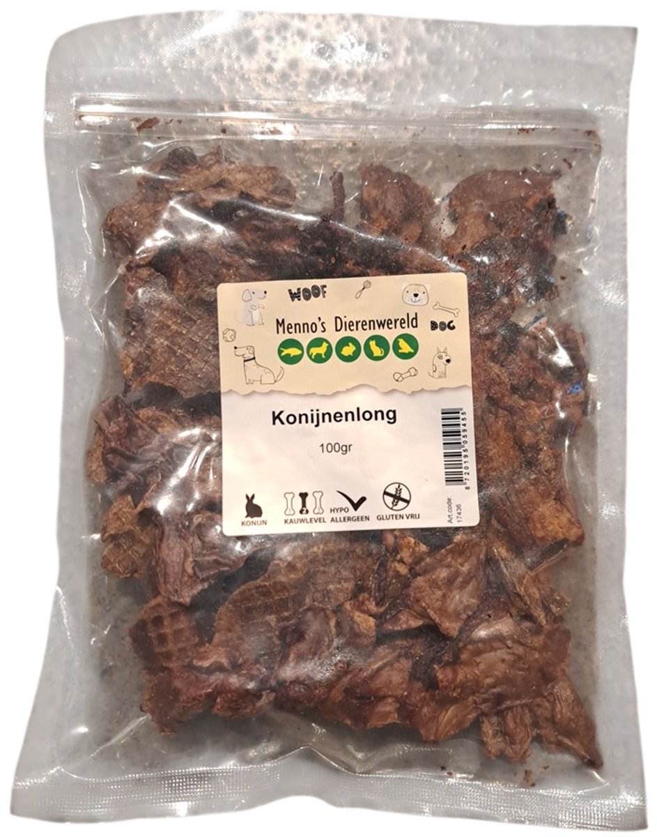 Konijnenlong 100 gram
