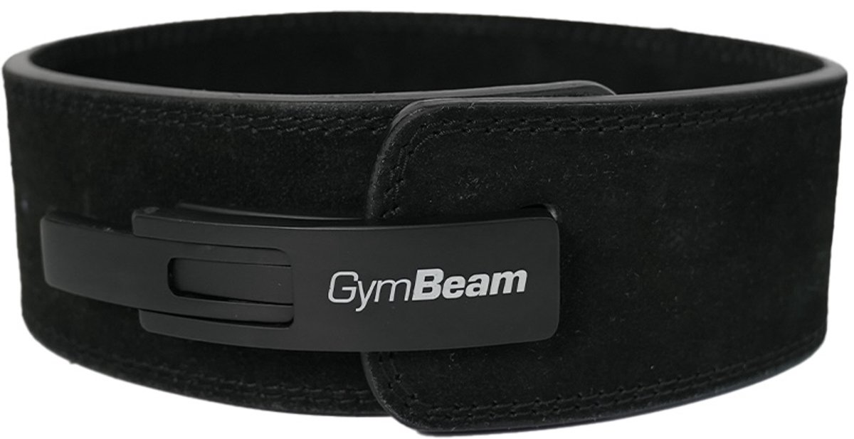 GymBeam LEVER Gewichthefgordel Zwart/Oranje XXL