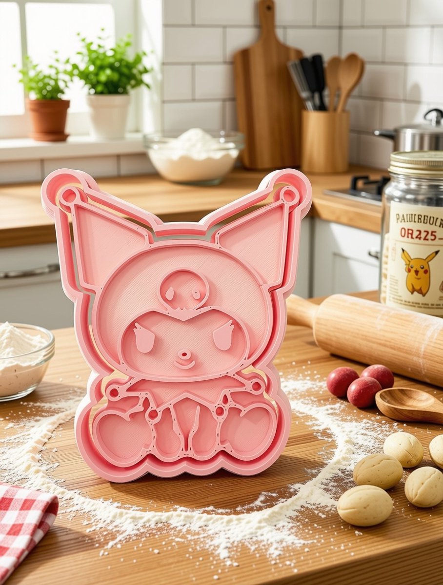 Set van 5 koekjesvormen – Schattige Karakters – Voor Koekjes, Fondant & Klei