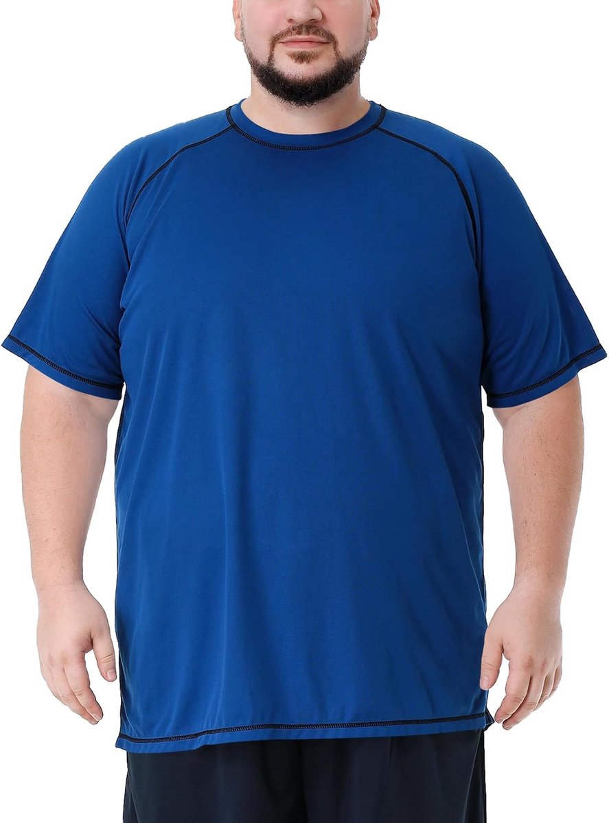 Guard Zwemshirt voor heren, grote maten, lang, oversized T-shirt voor